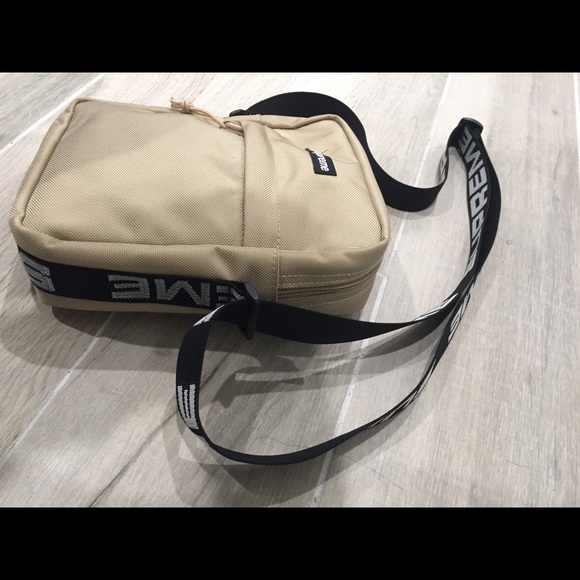 Supreme satchel brand new never used tan colored